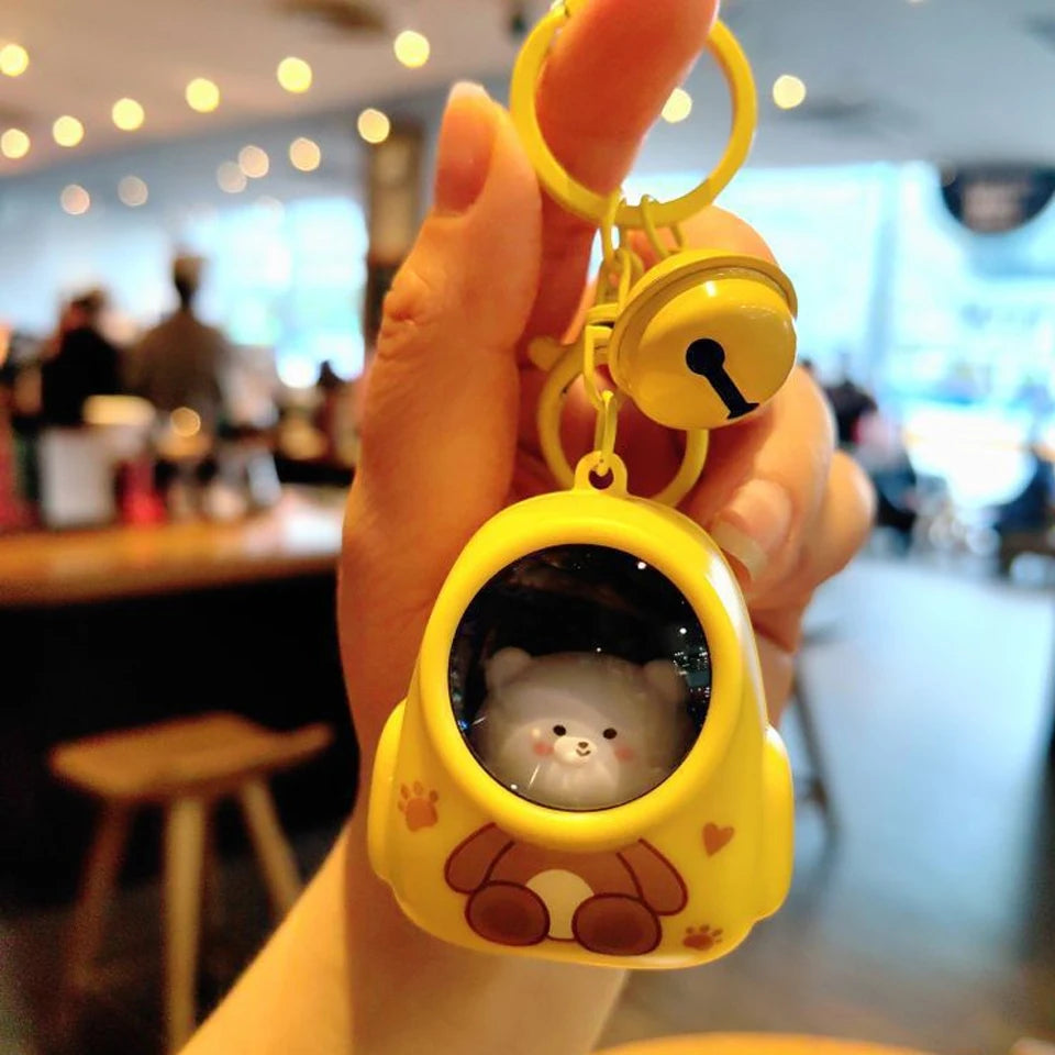 Cute Glowing Night Light Astronaut Cat