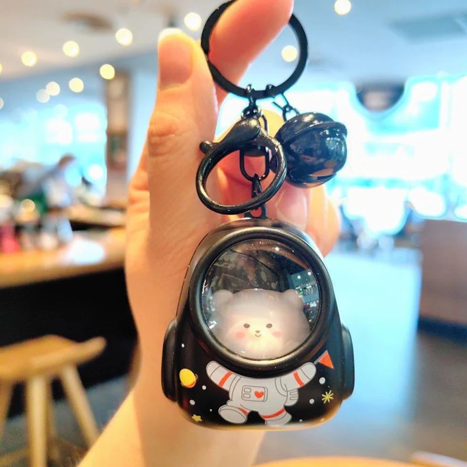 Cute Glowing Night Light Astronaut Cat