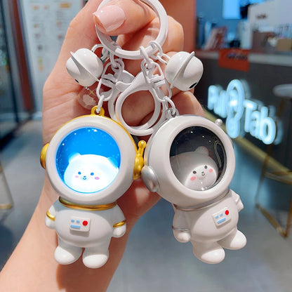 Cute Glowing Night Light Astronaut Cat