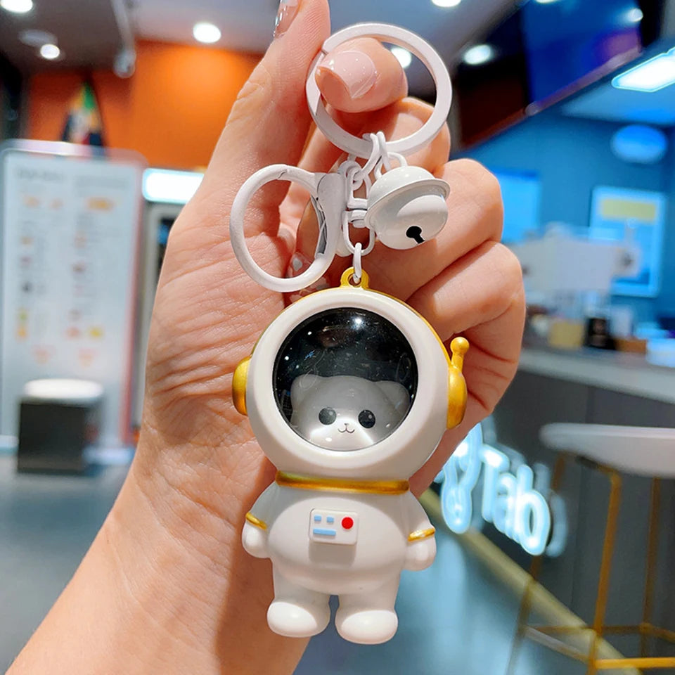 Cute Glowing Night Light Astronaut Cat