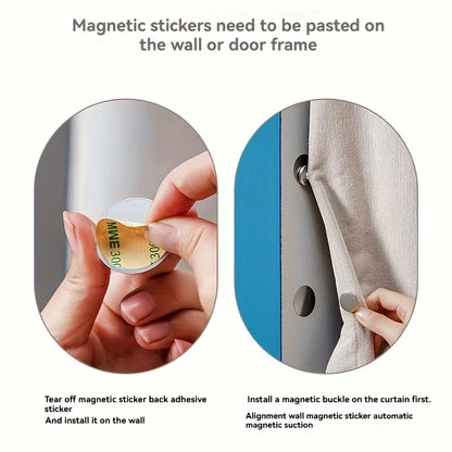 MagnaHold™ – Modern Magnetic Curtain Holder